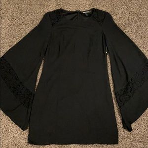 Black Express Flowy Dress